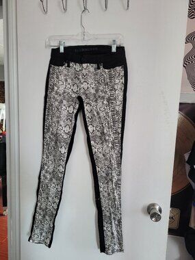 Stylish design pants - grey and black